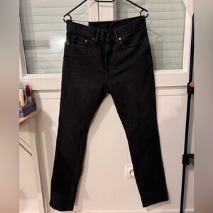 H&M Men's Dark Black slim fit Jeans good condition size 30/32